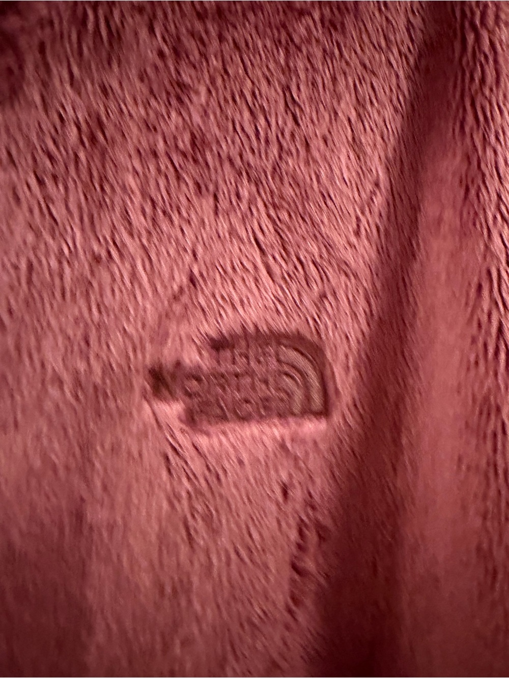 Women’s Plus (3X) The North Face Plush Fleece Jacket - Rose Pink with GLOVES